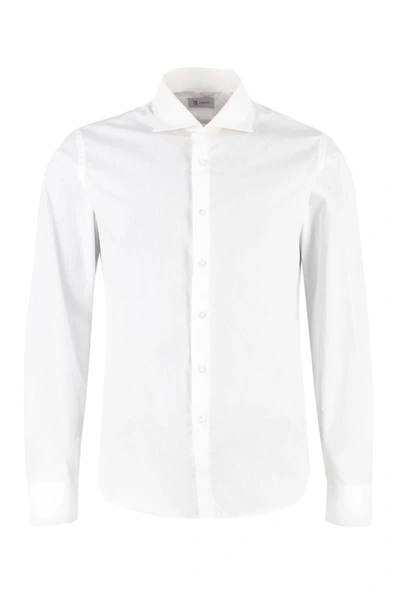 The (alphabet) Oxford Cotton Shirt In White