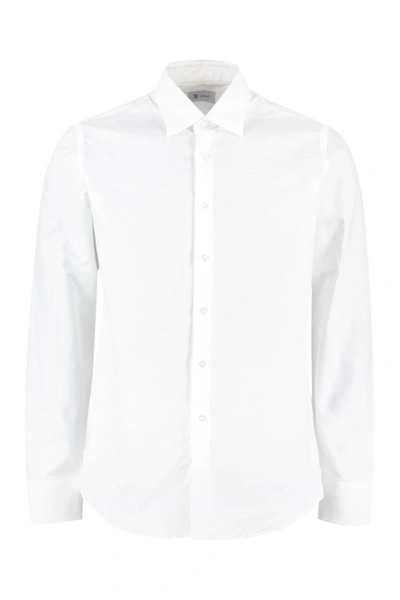 Shop The (alphabet) The (shirt) - Oxford Cotton Shirt In White