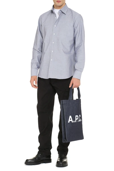 Shop The (alphabet) The (shirt) - Printed Cotton Shirt In Multicolor