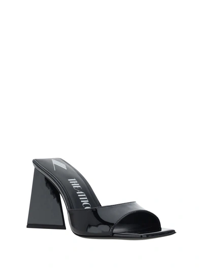 Shop Attico The  Sandals In Black