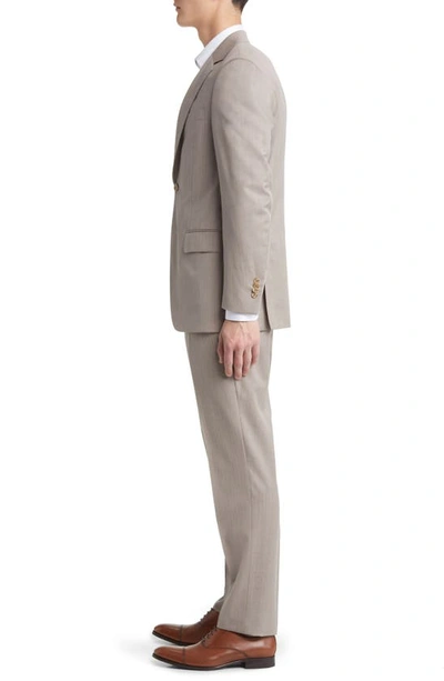 Shop Peter Millar Tailored Fit Wool Suit In Tan