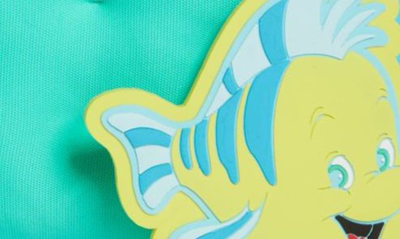 Shop Marshall Columbia X Disney 'the Little Mermaid' Flounder Plush Shoulder Bag In Blue