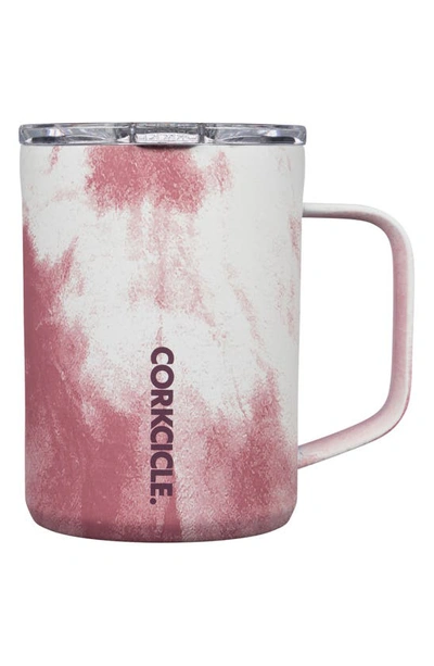 Shop Corkcicle X Disney Tie Dye 16-ounce Lidded Mug In Minnie - Tie Dye