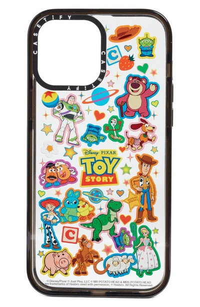 Shop Casetify X Disney Pixar Toy Story Iphone 13 Pro/13 Pro Max & 14 Plus/14 Pro Max Case In Clear/ Glossy Black