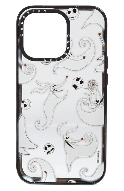 Shop Casetify X Disney The Nightmare Before Christmas Jack & Zero Iphone 13 Pro/13 Pro Max & 14 Plus/14 Pro Max Ca In Clear/ Glossy Black