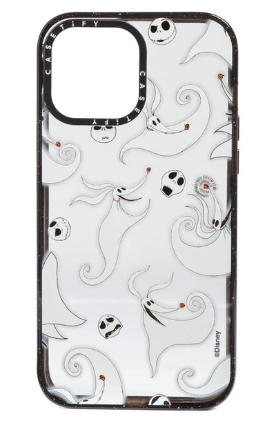 Shop Casetify X Disney The Nightmare Before Christmas Jack & Zero Iphone 13 Pro/13 Pro Max & 14 Plus/14 Pro Max Ca In Clear/ Glossy Black
