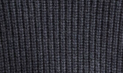 Shop A.l.c Camille Rhinestone Merino Wool Cardigan In Dark Heather Grey
