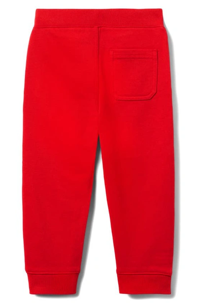 Shop Janie And Jack X Disney Kids' Mickey French Terry Graphic Joggers In Red
