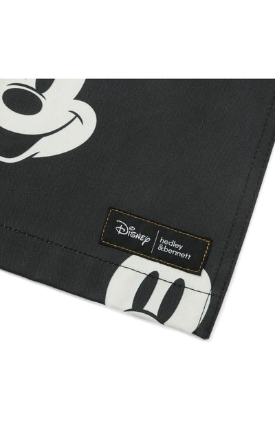Shop Hedley & Bennett X Disney Print Cotton Apron In Black