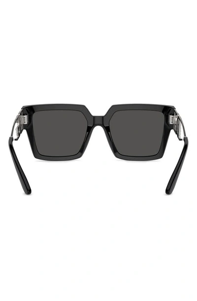 Shop Dolce & Gabbana 53mm Square Sunglasses In Black