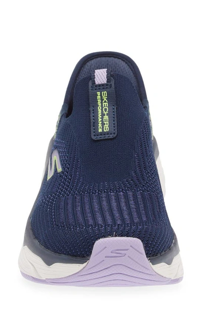 Shop Skechers Max Cushioning Elite™ Sneaker In Navy/ Lavender