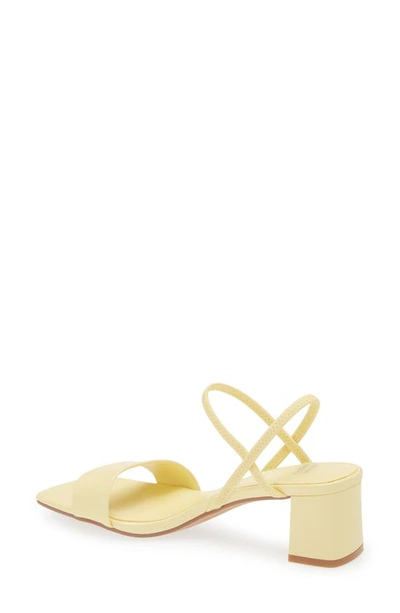 Shop Jeffrey Campbell Adapt Slingback Sandal In Pastel Yellow