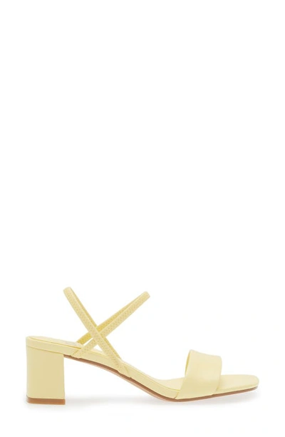 Shop Jeffrey Campbell Adapt Slingback Sandal In Pastel Yellow