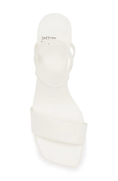 Jeffrey Campbell Adapt Slingback Sandal In White