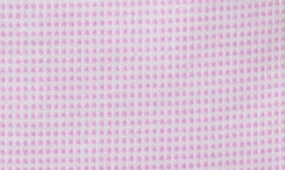 Johnston & Murphy Kids' Xc Flex® Microcheck Button-up Shirt In Pink