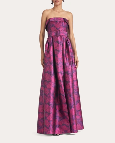 Shop Sachin & Babi Women's Brielle Strapless Gown In Pink