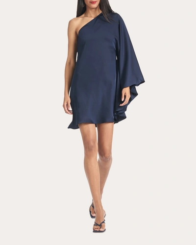 Shop Sachin & Babi Women's Mena Asymmetric Mini Dress In Blue