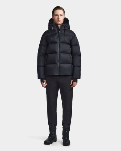 Rudsak Men's Heritage Joel Hooded Down Jacket In Black
