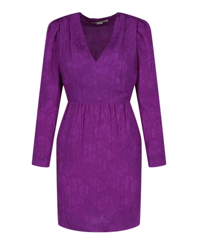 Shop Stella Mccartney Jaycee Dress In Purple