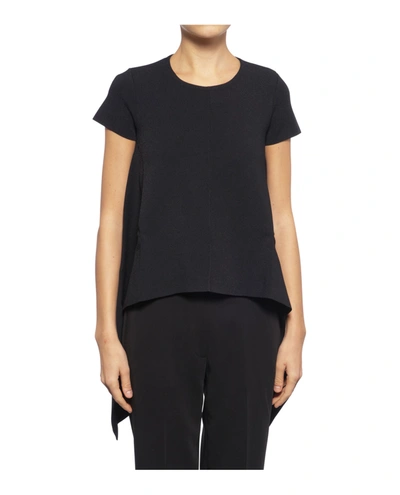Shop Stella Mccartney Flared T-shirt In Black