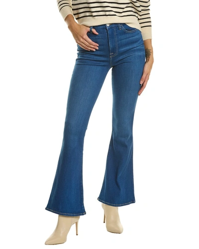 Shop 7 For All Mankind Tailorless Ultra High-rise Mazet Skinny Bootcut Jean In Blue