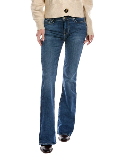 Shop 7 For All Mankind Ali High-waist Soho Light Classic Flare Jean In Blue