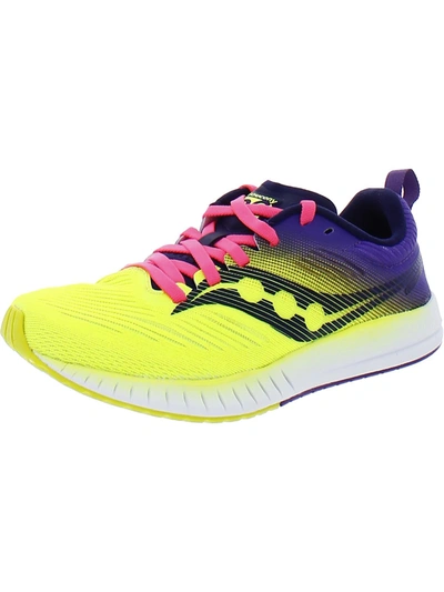 Shop Saucony Fastwitch 9 Womens Fitness Racing Running Shoes In Orange