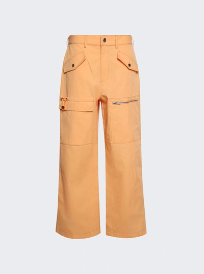 Shop Dion Lee Slouchy Pocket Pant In Orange