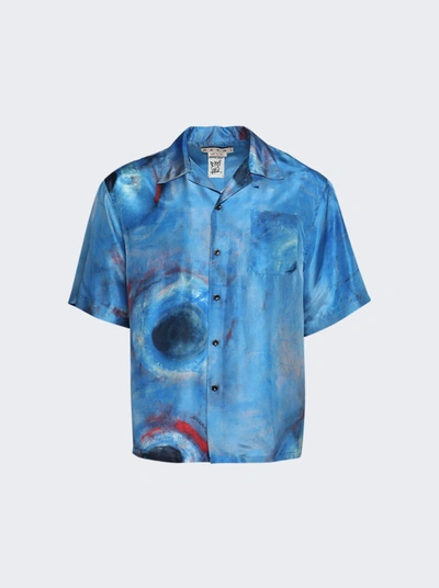 Shop Marni Short-sleeve Shirt In Blue