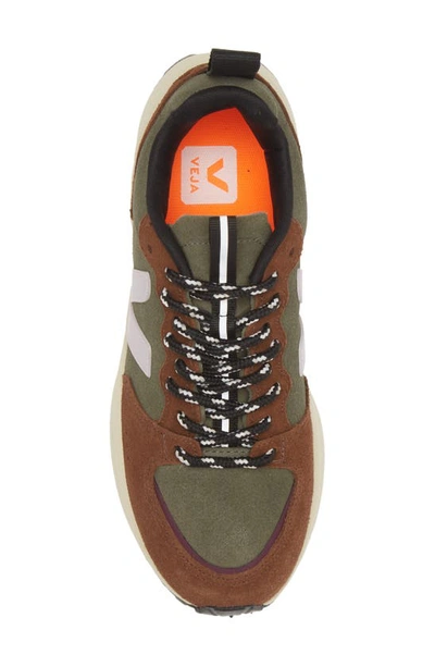 Shop Veja Venturi Sneaker In Mud Parme-multico