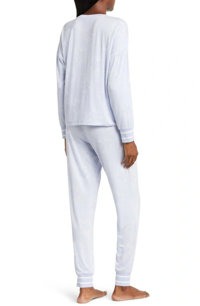 Shop Pj Salvage Twinkle Relaxed Fit Pajamas In Blue Mist