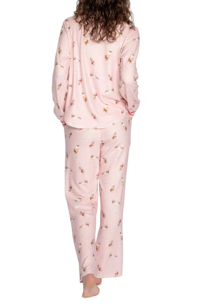 Shop Pj Salvage Cabin Cocktail Peachy Pajamas In Pink Dream
