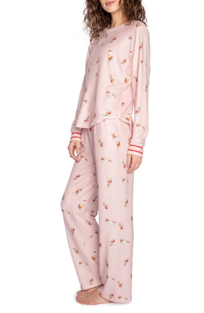Shop Pj Salvage Cabin Cocktail Peachy Pajamas In Pink Dream