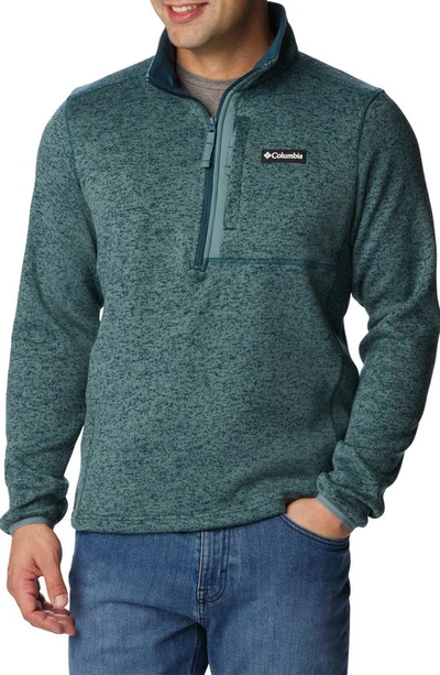 Shop Columbia Sweater Weather™ Half Zip Pullover In Night Wave Heather/ Metal