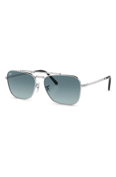 Ray Ban New Caravan 58mm Gradient Square Sunglasses In Grey Gradient