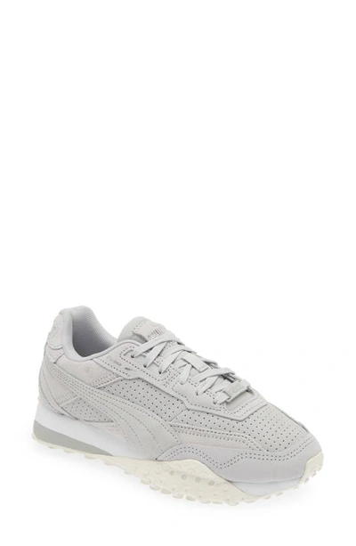 Shop Puma Blacktop Rider Sneaker In Ash Gray-warm White