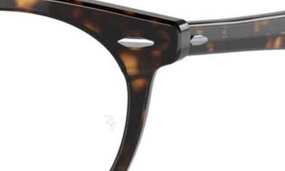 Shop Ray Ban Eagle Eye 51mm Square Optical Glasses In Havana
