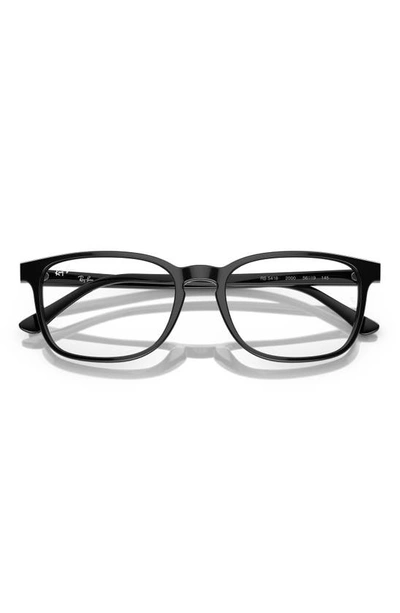Shop Ray Ban 54mm Rectangular Pillow Optical Glasses In Black