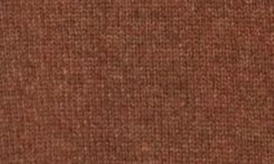 Shop Yanyan Logo Embroidered Short Sleeve Wool Cardigan In Hazelnut/ Mink