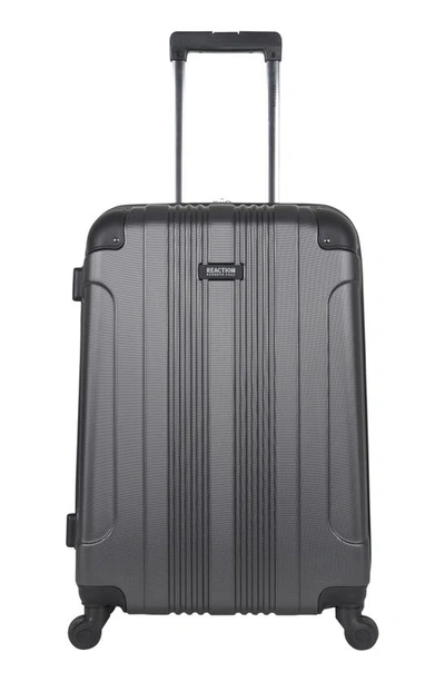 Shop Kenneth Cole Reaction Out Of Bounds 24-inch Hardside Spinner Luggage In Charcoal