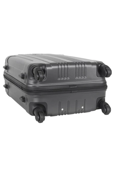 Kenneth Cole Reaction Out Of Bounds 24-inch Hardside Spinner Luggage In Charcoal