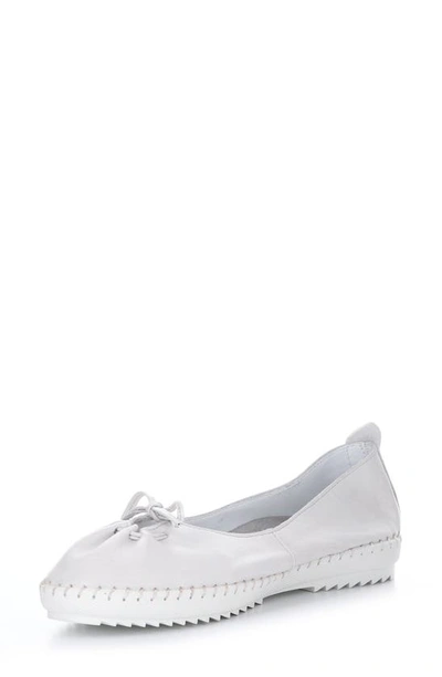 Shop Bos. & Co. Osaka Slip-on Sneaker In White Sauvage Soft Leather