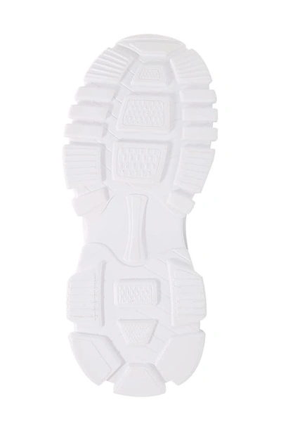 Shop Berness Paola Metallic Sneaker In White