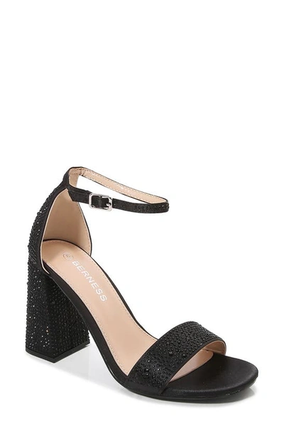 Shop Berness Prairie Block Heel Sandal In Black