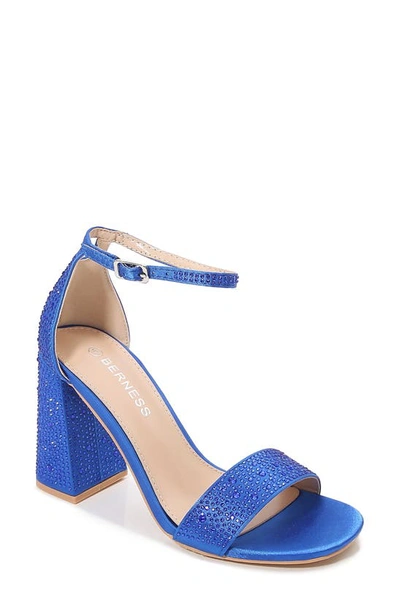 Shop Berness Prairie Block Heel Sandal In Blue