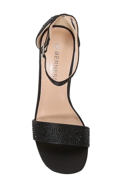 Berness Prairie Block Heel Sandal In Black