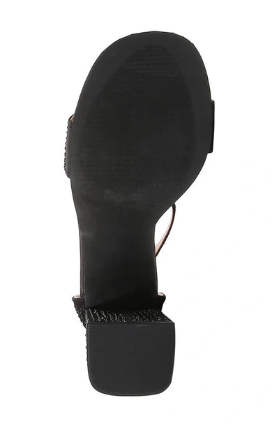 Berness Prairie Block Heel Sandal In Black