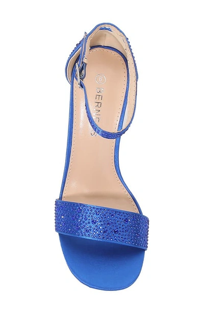 Berness Prairie Block Heel Sandal In Blue