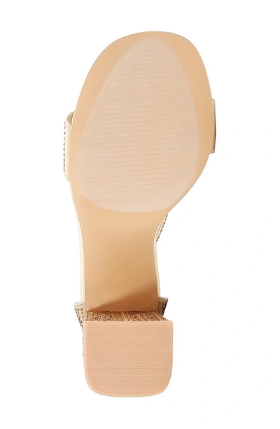 Berness Prairie Block Heel Sandal In Gold