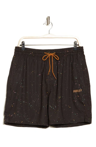 Shop Hurley Explore H20 Dri Trek Ii Shorts In Black/ Brown
